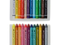 Набор мелков восковых Faber-castell 24 цв трехгранные в картоне