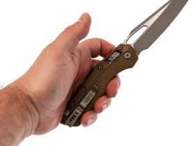 Складной нож Microtech MSI 210T-10APPMDE, сталь M390MK, рукоять полимер