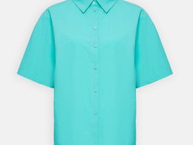 Рубашка с коротким рукавом из хлопка