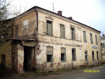 Образец жилой застройки площади и улицы