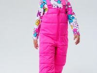 Комплект текстильный с полиуретановым покрытием для девочек: куртка, полукомбинезон