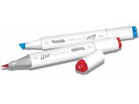 Набор маркеров двухсторонних для эскизов COLORINO "Artist", 12 цветов