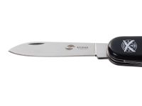 Нож перочинный Stinger 90 мм, 11 функций, черный, в блистере