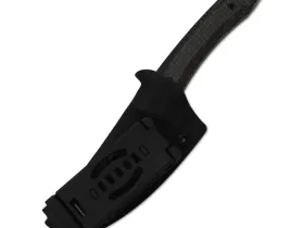 Туристический нож Kizer Momo Fix 3 PVD, сталь AEB-L, рукоять Black Micarta/Black G10