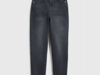 Джинсы Mom с высокой посадкой, Серый