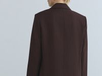 Двубортный жакет, Коричневый