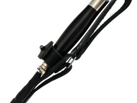 Нож Финка НКВД, сталь дамаск, мельхиор, рукоять граб