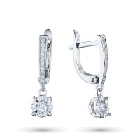 Серьги из белого золота э4712сг01210953