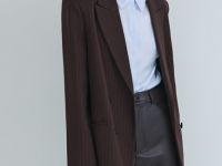 Блузка из сатина, Голубой