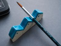 Подставка под кисти "Домики с голубыми крышами" 7,5х3,5 см