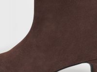 Сапоги из натуральной замши, Коричневый