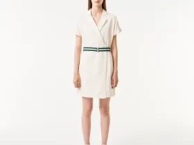 Лёгкое платье Lacoste с поясом