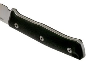 Нож с фиксированным клинком LionSteel B35, сталь Sleipner, рукоять черный G10