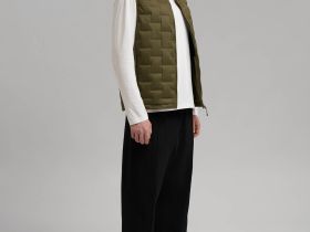 Стеганый пуховый жилет