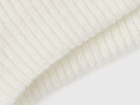 Пушистая повязка на голову для девочек, Белый