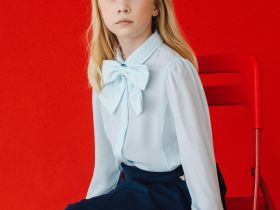 Блузка с длинным рукавом для девочки