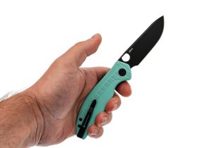 Складной нож Bestech Knives Angry Owl Aqua, сталь D2, рукоять G10