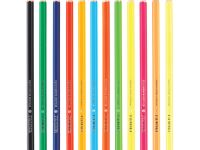 Набор карандашей цветных Гамма "Оранжевое солнце" 12 цв. (6 классич. + 6 неон.), заточен., картон