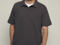 Поло из хлопка свободного силуэта