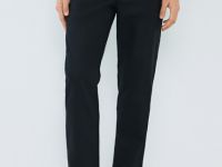 Брюки изо льна, Черный