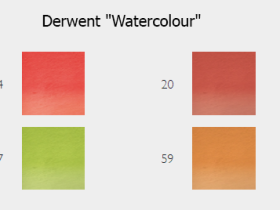 Набор карандашей пастельных Derwent "Skintones" 12 цв в метал кор