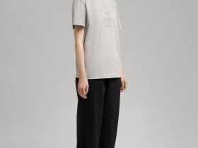 Футболка свободного кроя с эффектом варки