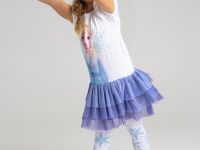 Платье трикотажное с принтом «Холодное сердце»