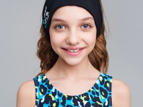 Бандана трикотажная для девочек, 2 шт в комплекте