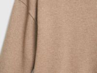 Джемпер с воротником-стойкой, Коричневый