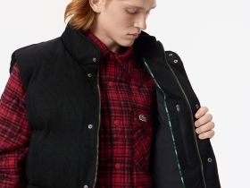 Мужская вельветовая куртка Lacoste