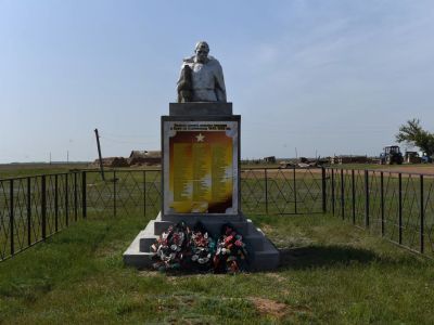 Братская могила советских воинов, погибших в период Сталинградской битвы