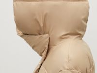 Стеганое утепленное пальто с поясом