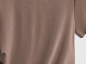 Футболка с драпировкой, Коричневый
