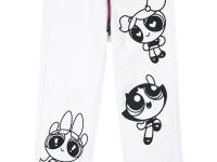 Брюки текстильные джинсовые для девочек