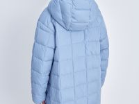 Пуховое пальто с капюшоном