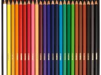 Набор карандашей цветных Гамма "Классические" 24 цв, диаметр грифеля 3,3 мм, заточен., метал. пенал