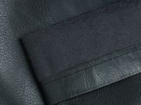 Прямые брюки из искусственной кожи, Черный