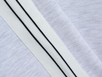 Широкие трикотажные брюки для девочек, Белый