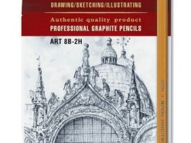 Набор карандашей чернографитных Koh-I-Noor "Art" 12 шт (8В-2Н) в металлической коробке
