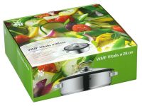 WMF Жаровня круглая с крышкой и паровой корзиной 28 см Vitalis WMF