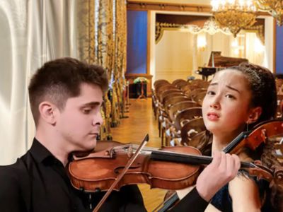 "Вечера в Английском зале". П. Тхай (виолончель), Э. Ильдиреков (скрипка)