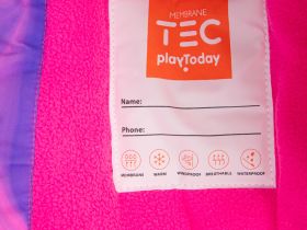 Зимняя куртка из мембранной ткани для девочки