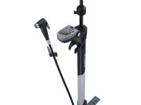 Насос с манометром и шлангом Topeak Mega Morph (черный / серебристый)