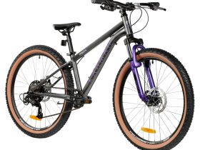 Подростковый велосипед Foxx Caiman 24 JR, год 2026, цвет Черный, ростовка 12