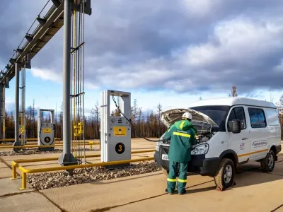 «Роснефть» построила на Среднеботуобинском месторождении газозаправочную станцию для спецтехники