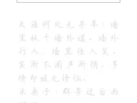 Прописи по каллиграфии "Сунские цы"