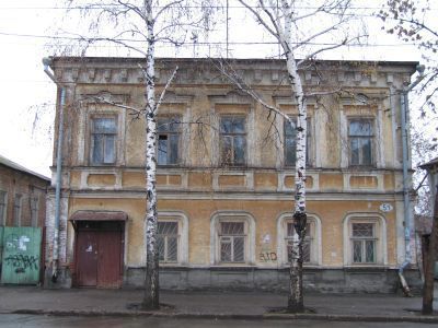 Дом, в котором в 1931 - 1934 гг. жил актер Н.К. Симонов