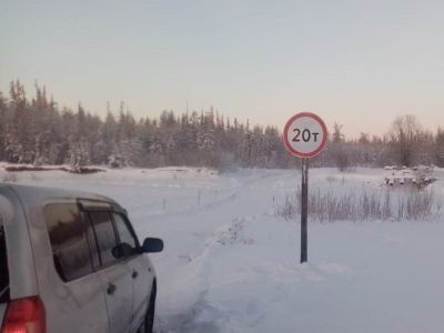 На дороге «Анабар» в Якутии открыли автозимник устье реки Маят — Саскылах