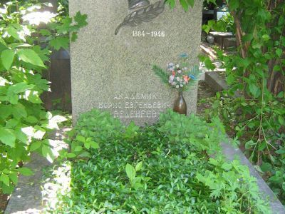 Могила Веденеева Бориса Евгеньевича (1885-1946)
