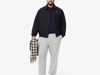 Мужская куртка-бомбер Lacoste из шерсти